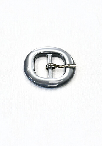 Пряжка пластиковая серая 40 мм