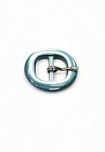 Пряжка пластиковая голубая 40 мм