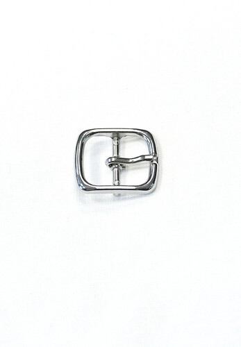 Пряжка металлическая маленькая серебристая