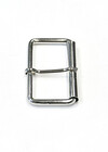 Пряжка прямоугольная металлическая серебристая фото 1