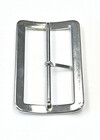 Пряжка прямоугольная металлическая серебро фото 2