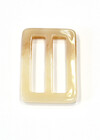Пряжка пластиковая прямоугольная бежевая фото 2