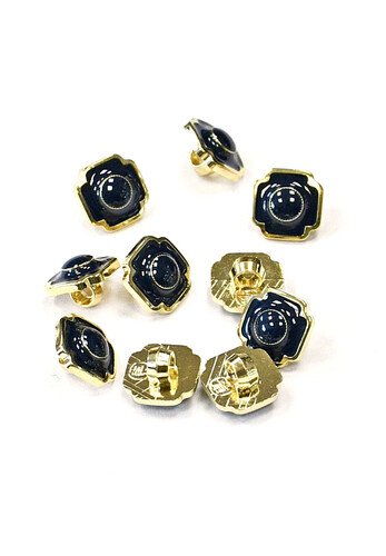 Пуговицы черные глянцевые 10 мм