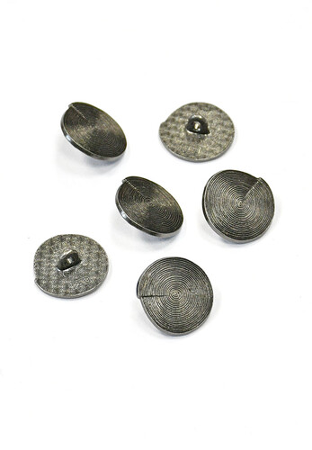 Пуговицы металл старое серебро 18 мм