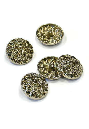 Пуговицы металл старое золото 23 мм