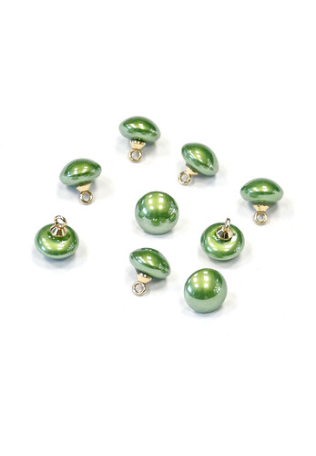 Пуговицы блузочная зеленая 10 мм