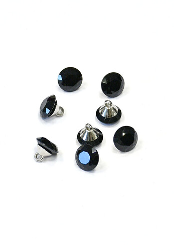 Пуговицы блузочная черная 10 мм