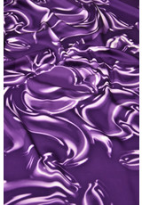 Шелк атлас фиолетовый c белым абстракция (DG-8822) фото 1