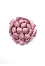 Брошь розовая атласная роза (DG-6320) фото 1