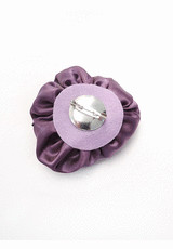Брошь атласная фиолетовая роза (DG-3320) фото 2