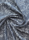 Джинса стрейч синяя с вышивкой фото 2