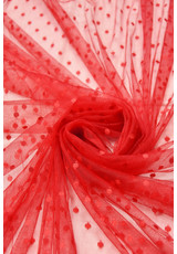 Сетка красный горох (GG-0542) фото 3