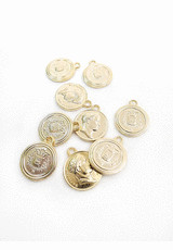 Подвеска золото римская монета Цезарь герб (DG-0730) фото 2