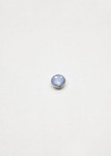 Пуговица серебряная голубая кристалл 15 мм фото 2