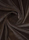 Велюр стрейч хлопок коричневый шоколадный Valentino фото 2