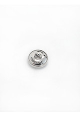 Пуговица ажурная серебристый металл 14 мм фото 3