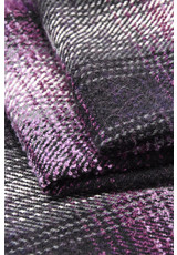 Шанель шерсть фиолетовый клетка (CC-2762) фото 3