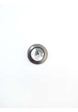 Пуговица металлическая с кристаллом 15 мм фото 2