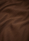 Марлевка хлопок крепон коричневый (FF-0360) фото 3
