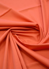Поплин стрейчевый оранжевый сатинового плетения (FF-4190) фото 2