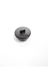 Дизайнерская пуговица черно-коричневая Scervino Street 25 мм фото 3