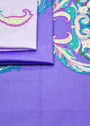 Хлопок фиолетовый арабески фото 2