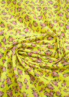 Именной хлопок мелкий цветок на желтом (DG-6203) фото 2