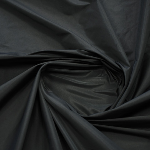 Купить Тафта шелк черная (LV-72001) в интернет-магазине Бутик итальянских  тканей по доступной цене.