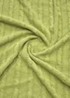 Трикотаж вязанный косы светло-зеленый фото 3