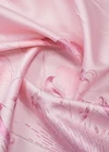 Розовая тафта с вышивкой купон фото 2