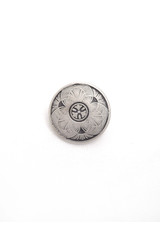 Пуговица античное серебро трилистник 20 мм фото 2