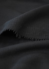 Трикотаж шерсть плотный черный в полоску (FF-7169) фото 3