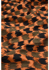 Жаккард вышивка терракотовый с черным (BB-5563) фото 2