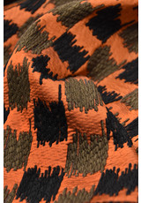 Жаккард вышивка терракотовый с черным (BB-5563) фото 3