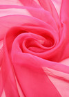 Органза шелк розовая (FF-6910) фото 2