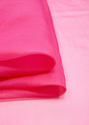 Органза шелк розовая (FF-6910) фото 3