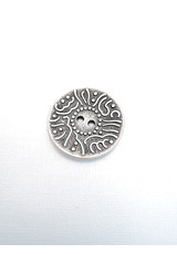 Пуговица костюмная два прокола античная монета 25 мм фото 2