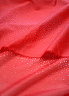 Батист хлопок красный серебристый глиттер (FF-2469) фото 3