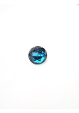 Пуговица голубой кристалл 14 мм фото 2