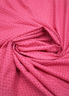 Шитье хлопок розовый в горох (FF-6573) фото 3