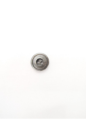 Пуговица блузочная 11мм серая два прокола (GG-6550)