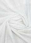 Батист хлопок белый серебристый глиттер (DG-3469) фото 3