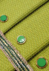 Тесьма зеленая Шанель фото 1