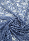 Гипюр стрейч голубой цветы (DG-62301) фото 3