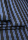 Джерси синий в черную полоску (FF-3069) фото 1