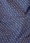 Штапель вышивка синий мелкий узор пейсли (GG-4893) фото 2
