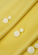Пуговица желтая прозрачная костюмная Армани 22 мм фото 2