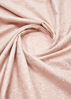 Вышивка на хлопке мелкий цветок розовая фото 3