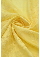 Батист с вышивкой желтый (DG-6004) фото 3