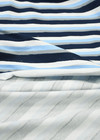 Трикотаж гипоаллергенный хлопок голубую полоску (FF-1689) фото 4